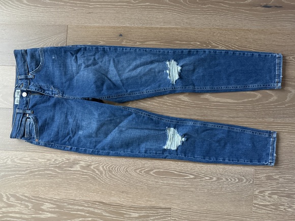 Bundle: 2 Blue Skinny Jeans (One Distressed) - Picture 2 of 5